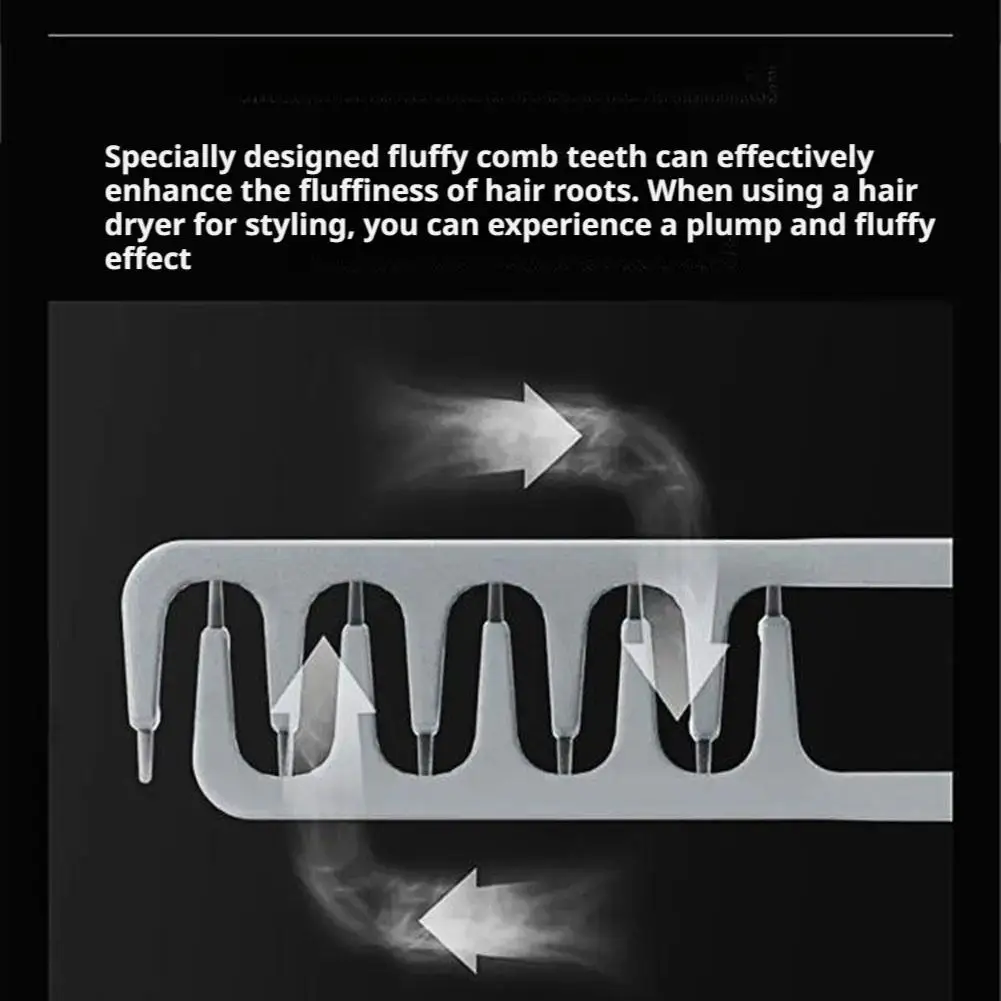 1pcs V Shaped Straight Hair Comb Plastic Detangle Hair Styling Comb Folding DIY Hair Straightener Salon hair styling tools