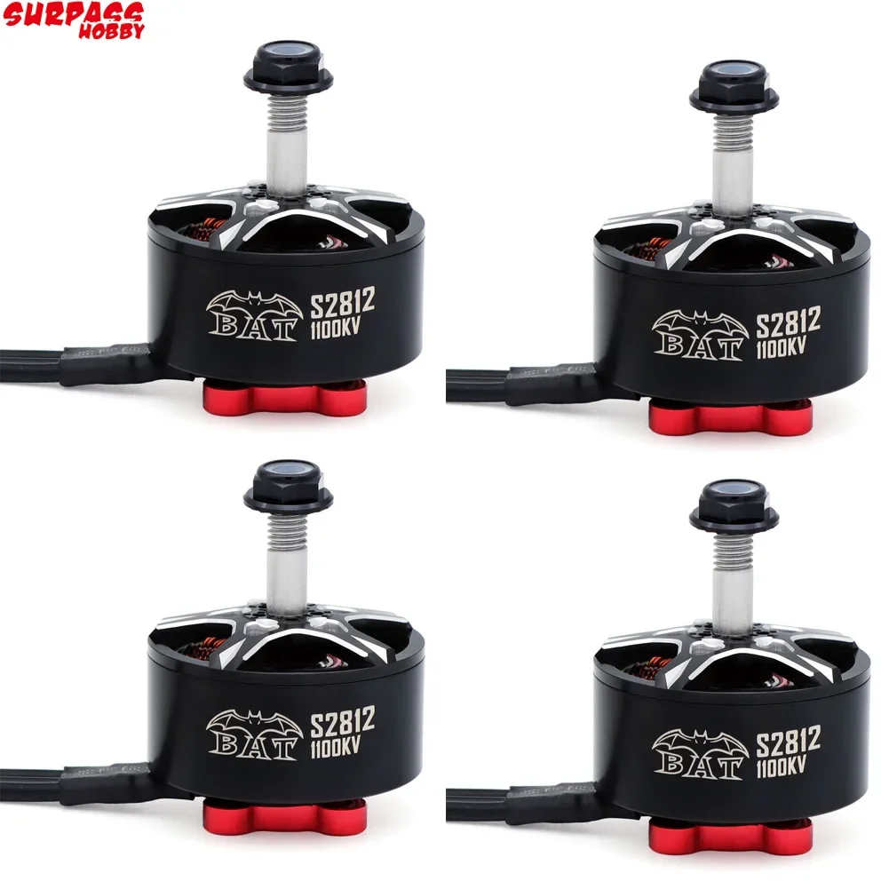 SkyDEl4x Surpass Hobby Bat S2812 1100KV 2812 900KV 4-6S Brushless Motor Alloy Shaft Compatible 9inch Propeller For RC FPV-Racing