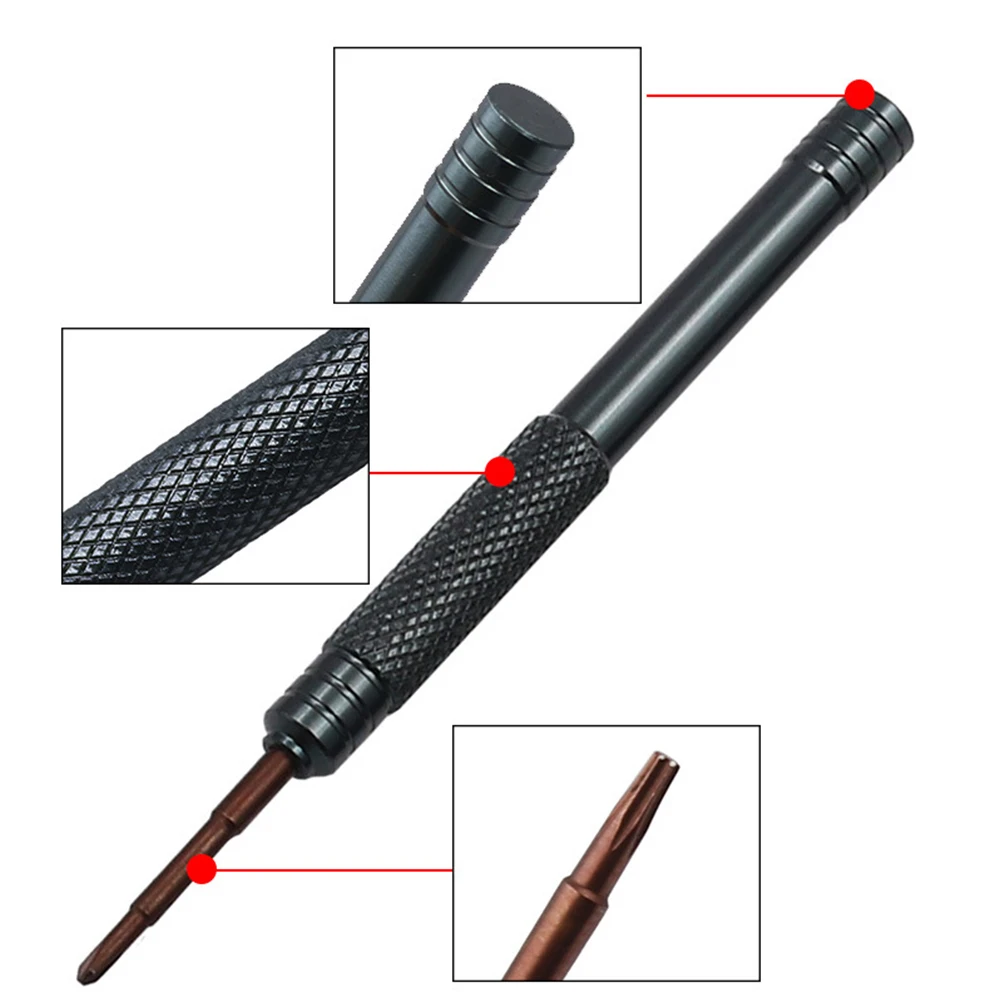 

Hand Tools Screwdriver 105*7.4mm Black+Brown Computer Disassemble For Cell Phone Precision Screwdriver Home 1pcs