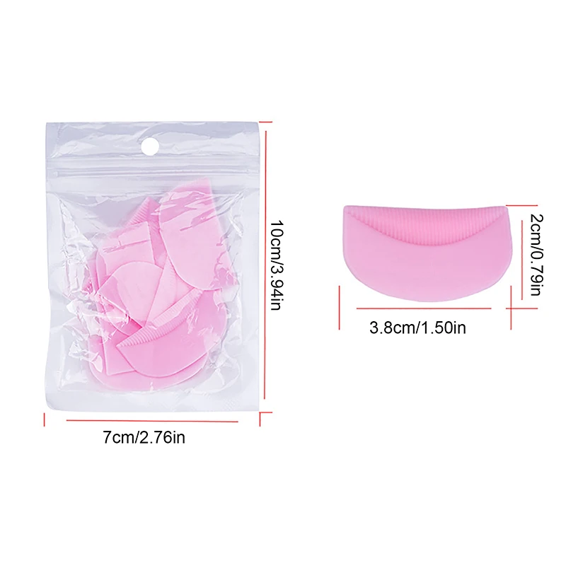 TANEyelash Perming Curler Lift Pads, Rosie Lash Lift, Silicone for Makeup, Beauty Tool, Extenion Accessrespiration, 10Pcs, 3 ﻿