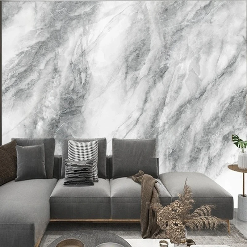 MU7612 Mordern Wallpaper 3D Stereo Stone Pattern Abstract Geometric Wall Hanging Painting Background