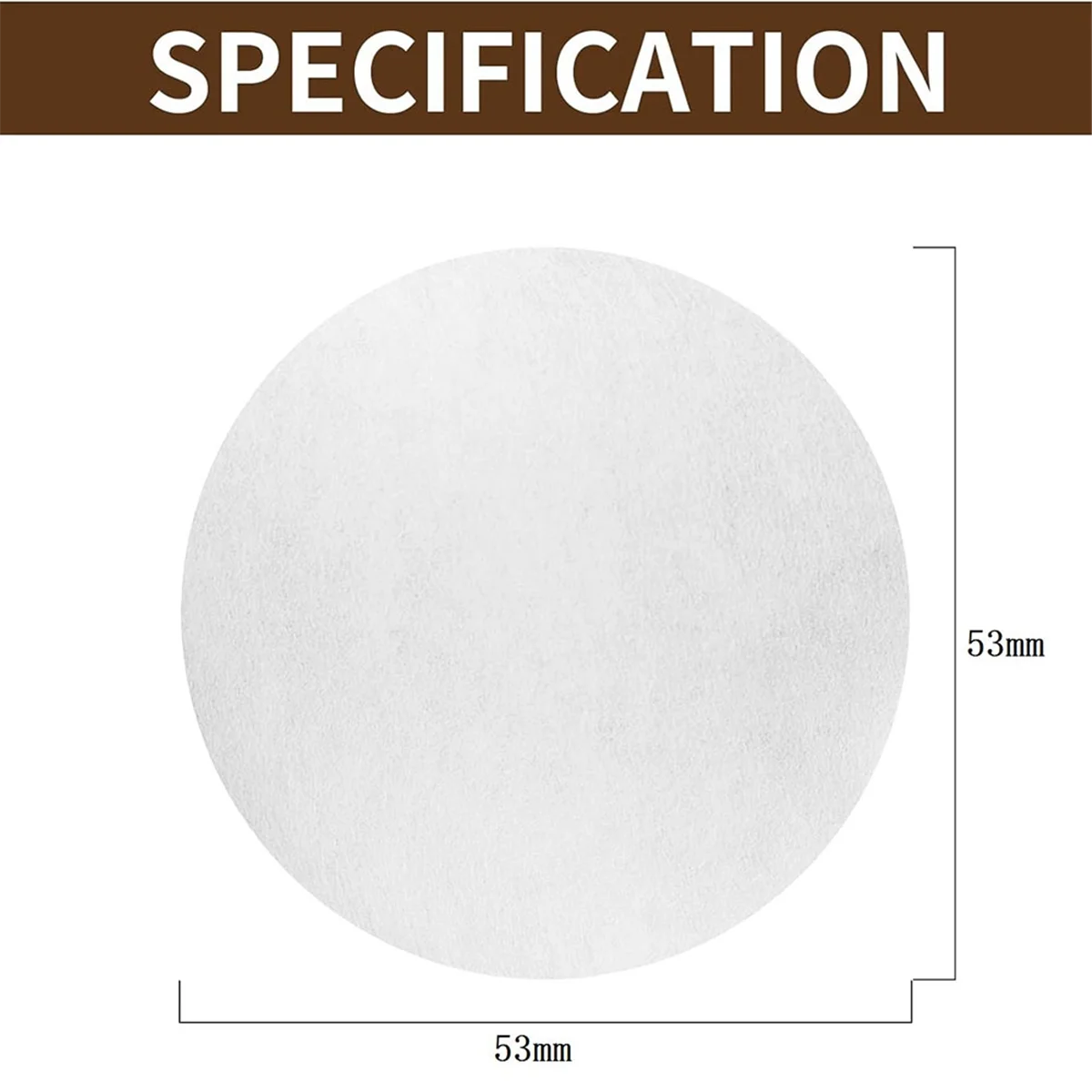 Tools Espresso Filter Paper 53mm-800PCS Unbleached Coffee Paper Filter for Espresso Machine - Portafilter Espresso Filters