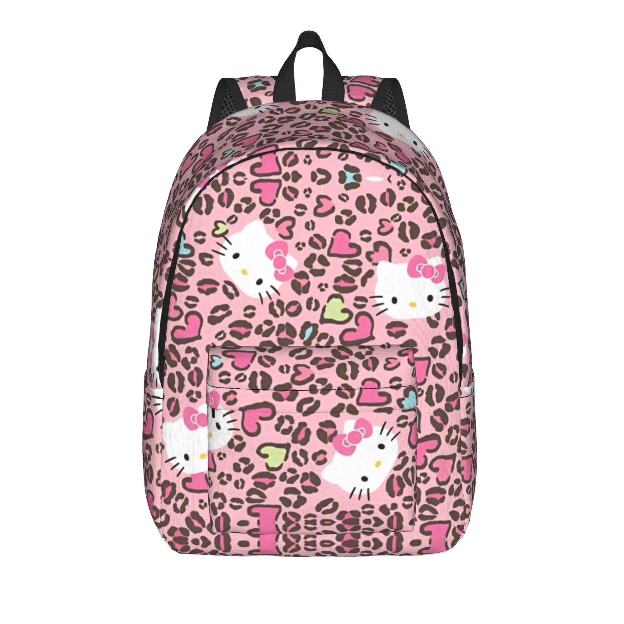 

hellos kittys Teenage Backpack Durable Student Work Daypack for Men Women Laptop Computer Canvas Bags