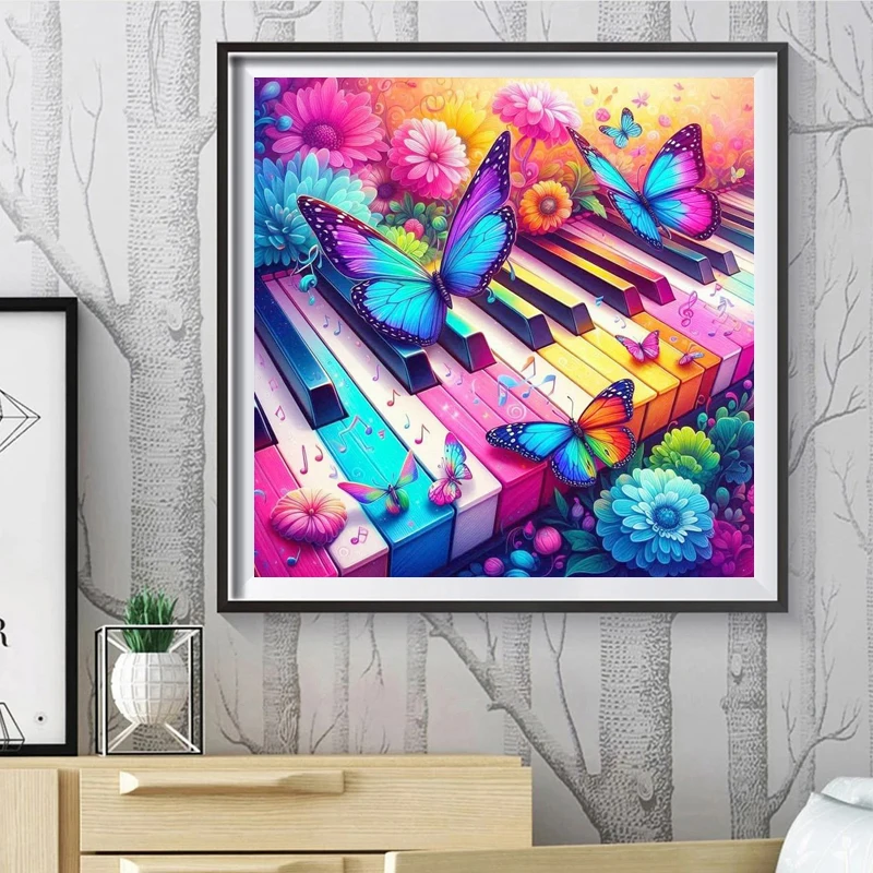 Full Crystal Diamond Painting Snail 5D Animal Fairy Dust Drill Butterfly Mosaic Embroidery Rhinestones Handmade Gift Home Decor