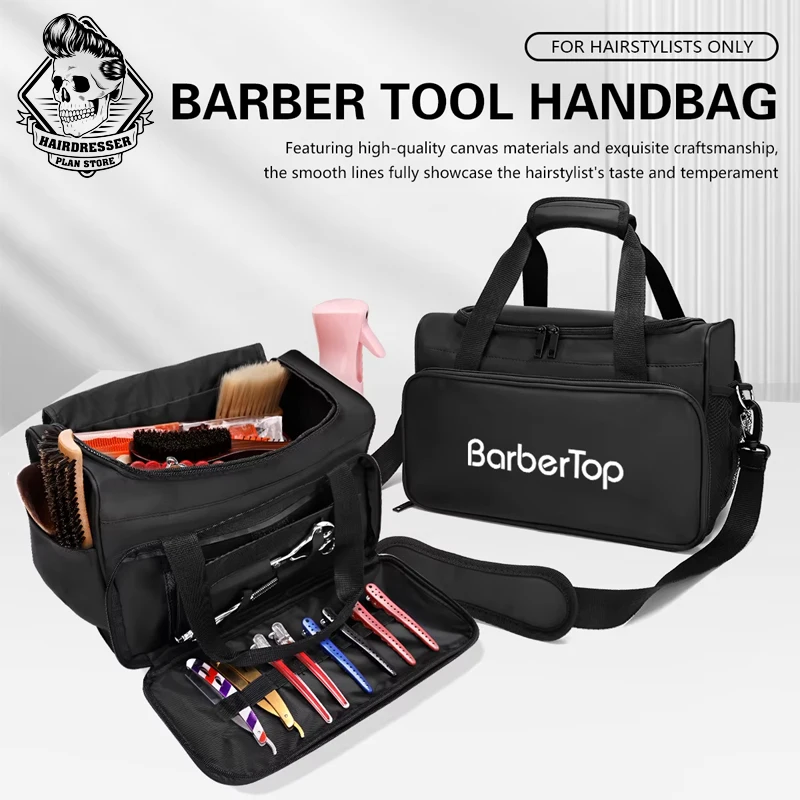 

Professional Salon Large Capacity Hairdressing Tool Bag Hairdresser Waterproof Organizer Case Barbershop Styling Tools Accessory