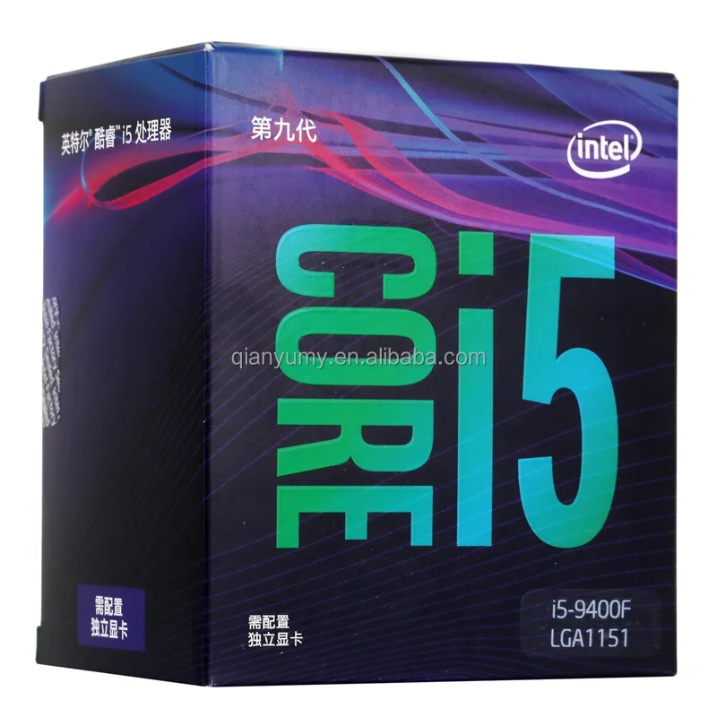 

QY Core I5 9400f 2.9 Ghz Six-core Six-thread Cpu Processor 9m 65w Lga 1151 New And Come With The Cooler