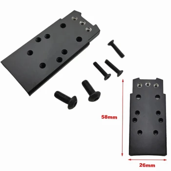 오토바이 깃대 마운트, 할리 후면 측면 깃대 랙, 수하물 선반, 베이스 브래지어 포함, 조정 가능 