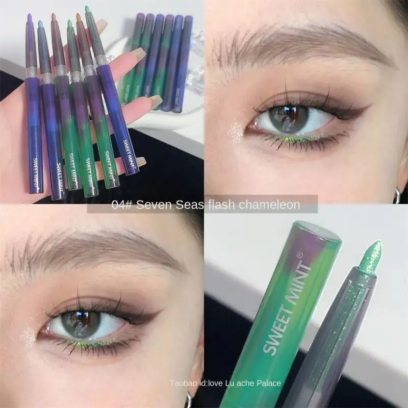 Eye Shadow Stick Waterproof Eyeliner 2 In 1 Cosmetics Eyeliner Glue Pen facile da trasportare Chameleon Eyeliner Glue Pen Makeup Lasting