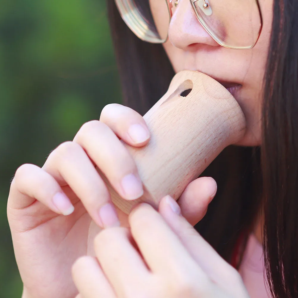 

Wooden Bird Whistle Realistic Bird Sound Maker Adjustable Volume Musical Instrument For Outdoor Play Orff Whistle