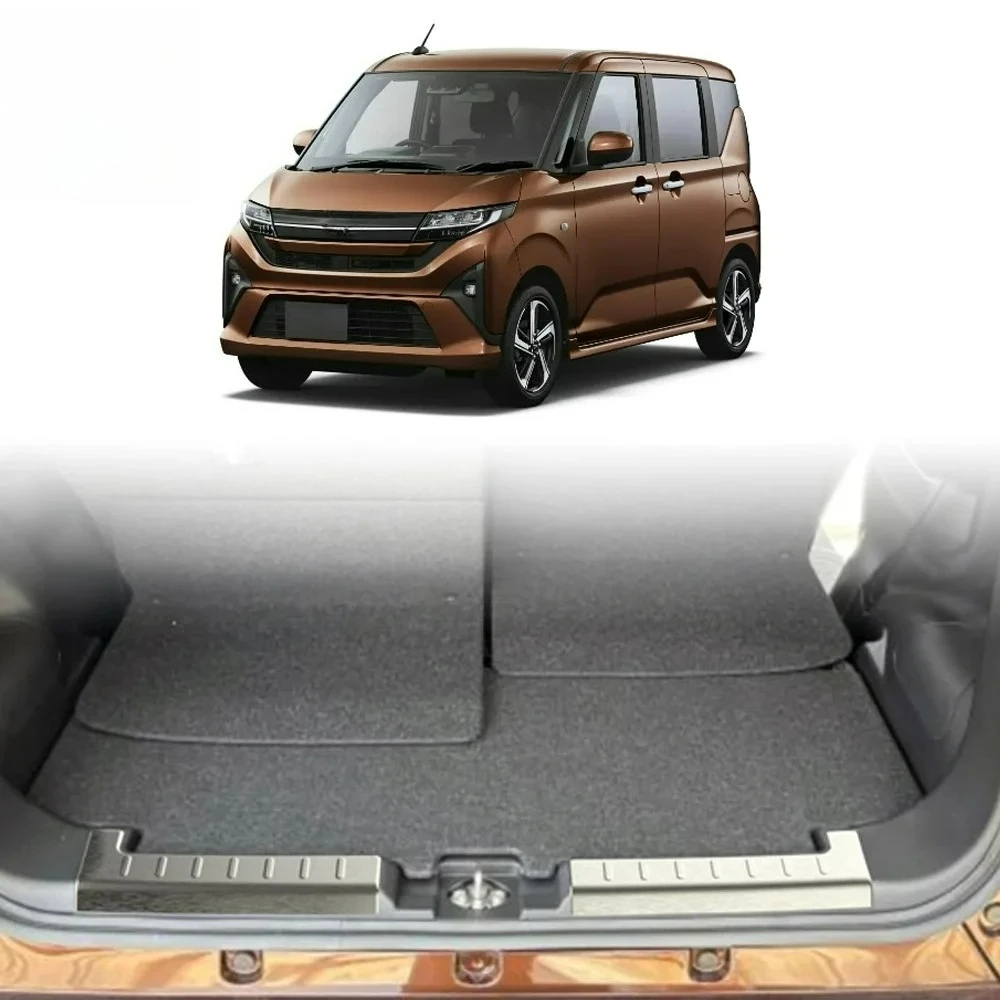 

For Daihatsu MOVE 2025 2026 Stainless Steel Inner Rear Bumper Protector Door Sill Trunk Tread Plate Trim Car Accessories