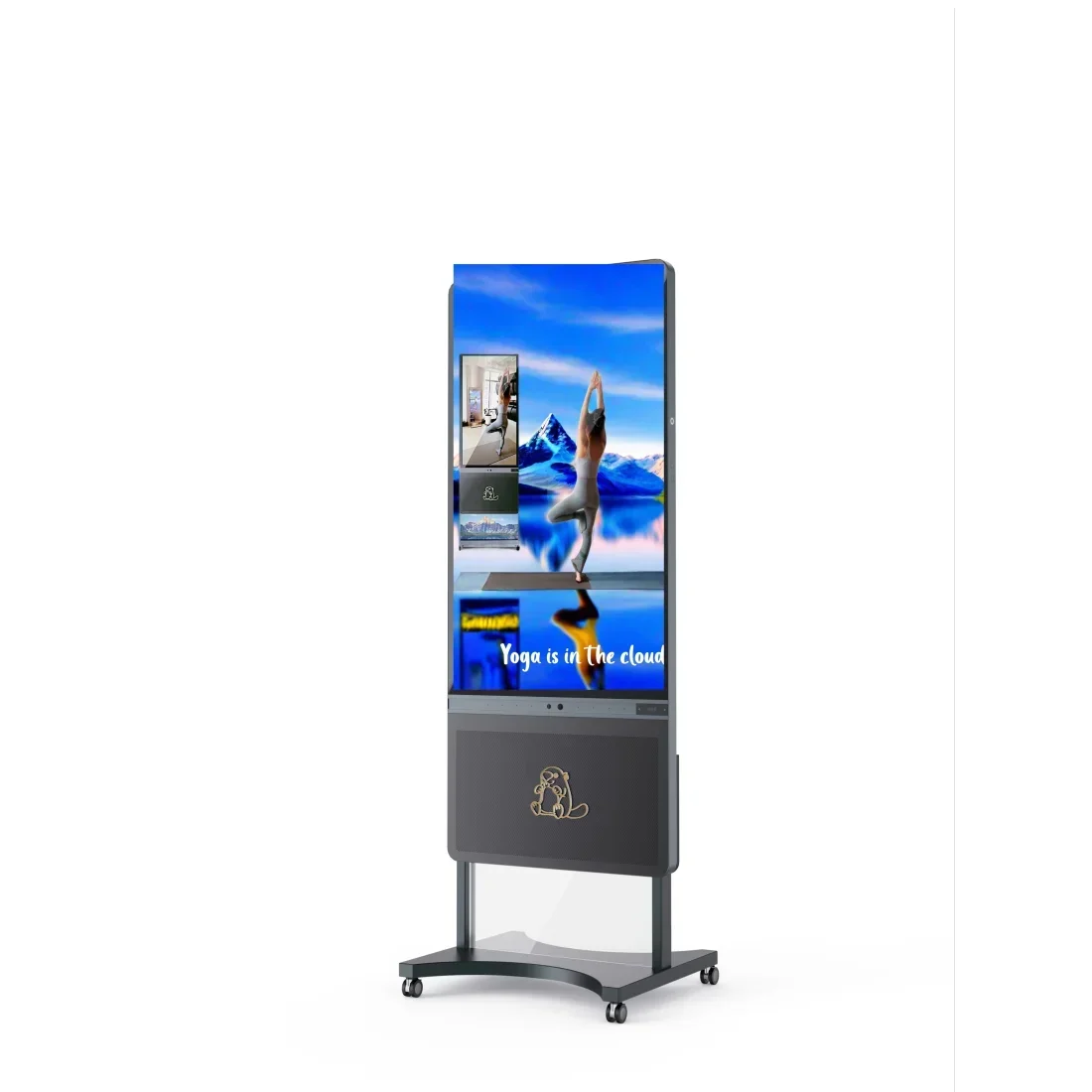Factory Supply Smart Fitness Terminal Yoga Mirror Expecting Mothers Cosmic Gate Body-Sensing Interactive Smart Screen