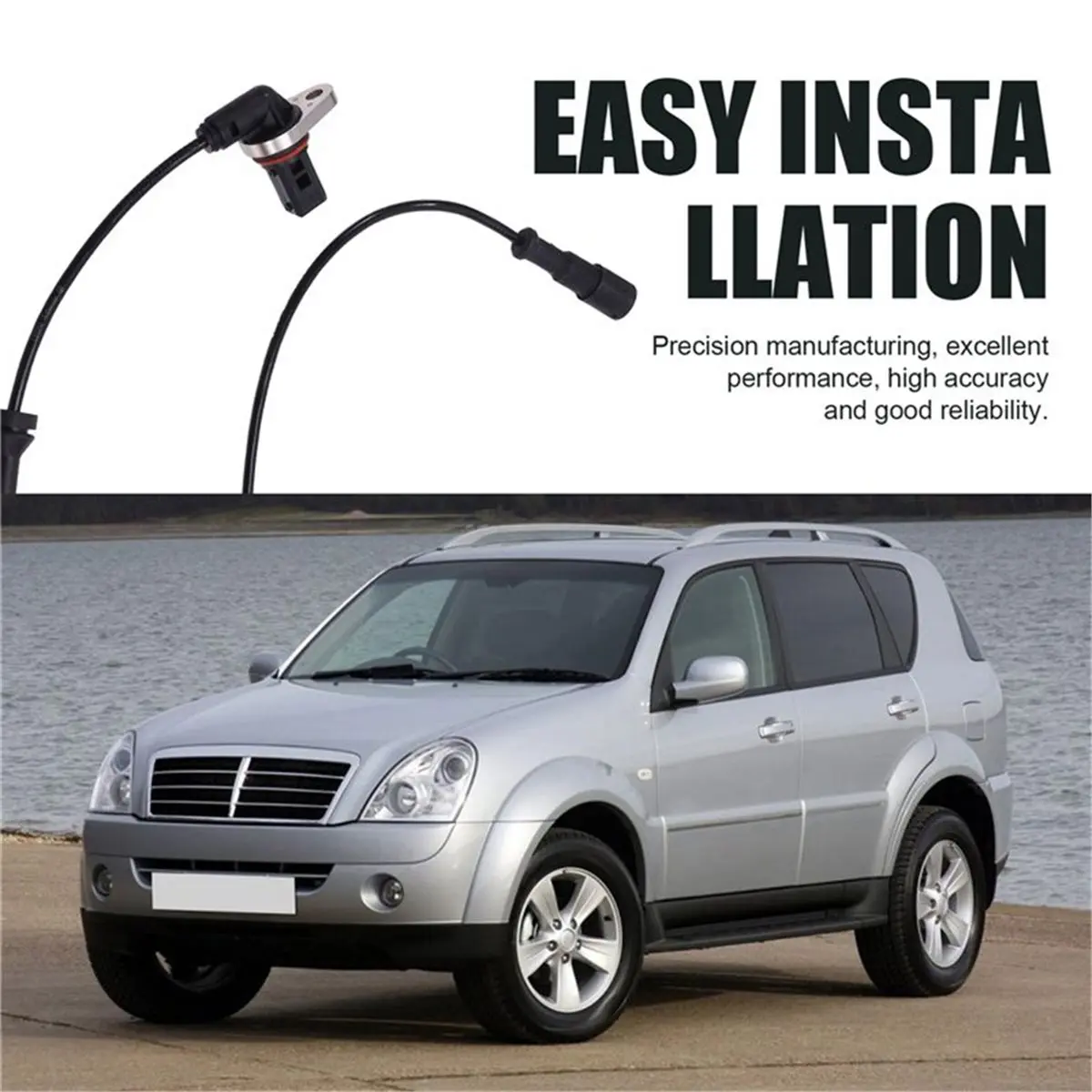 11.11Auto Parts Rear ABS Wheel Speed Sensor 4893009300 48930-09300 for II Actyon Actyon Sports
