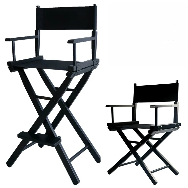 Wooden director's folding chair outdoor leisure chair casual canvas chair bar makeup photography influencer exhibition stool