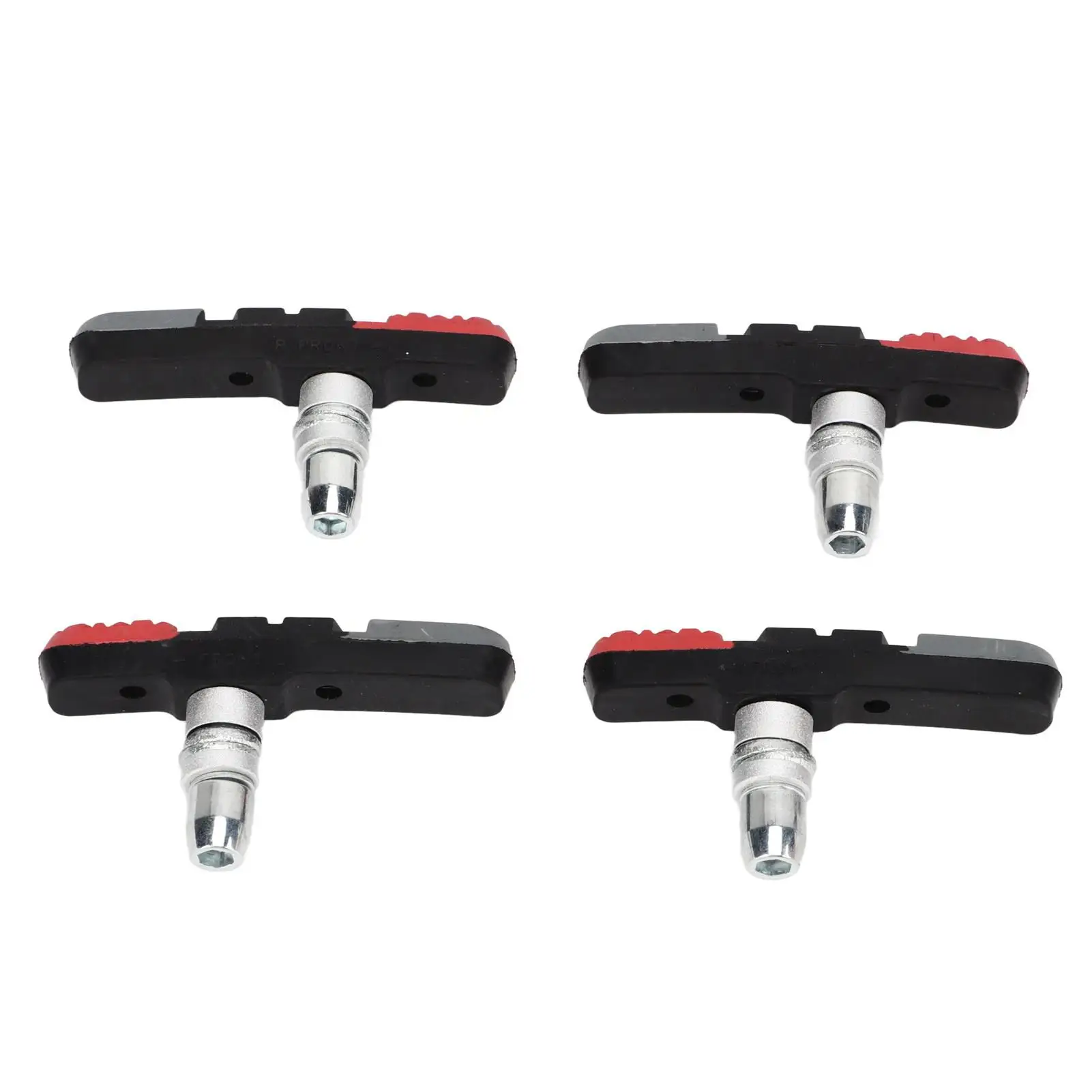 

2 Pairs Colorful Noise-Free V Brake Pads for mountain & Road Bikes - Rubber Cycling Blocks