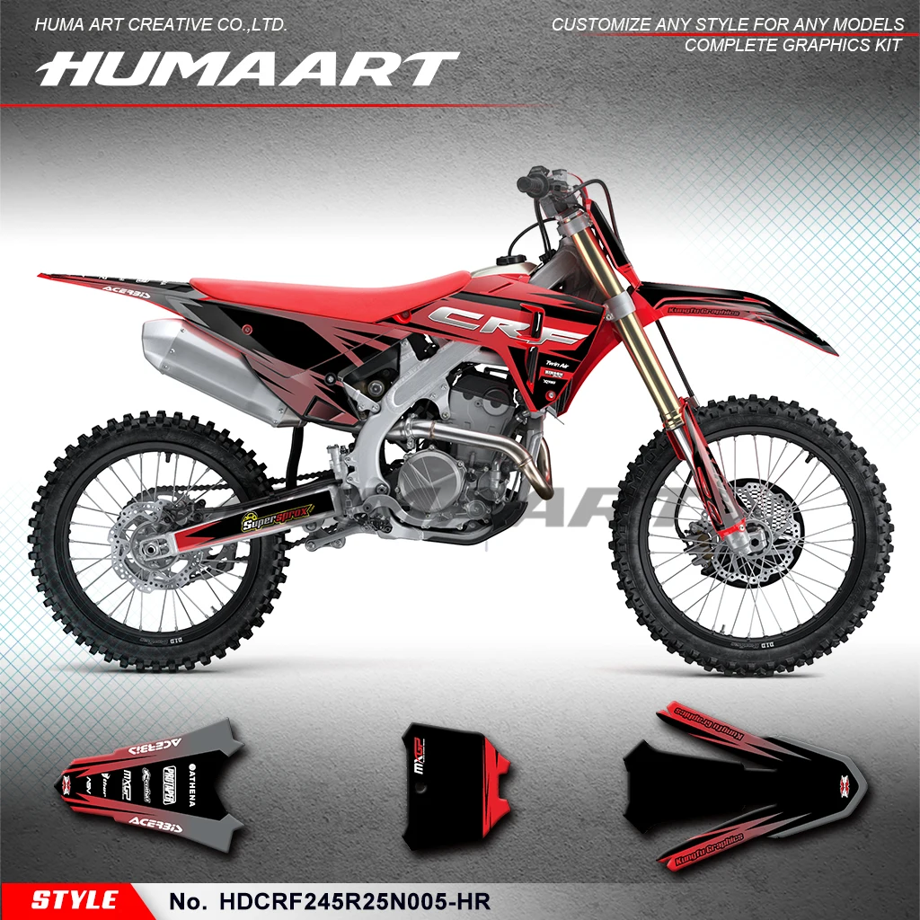 

Графические гоночные наклейки для Honda CRF250R CRF450R 2025 Décor