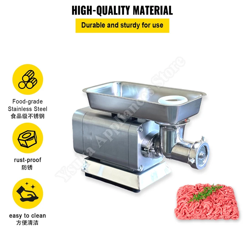 

Electric Meat Mincer Grinder Desktop Meat Grinder Commercial High Power Automatic Stainless Steel Enema Grinder