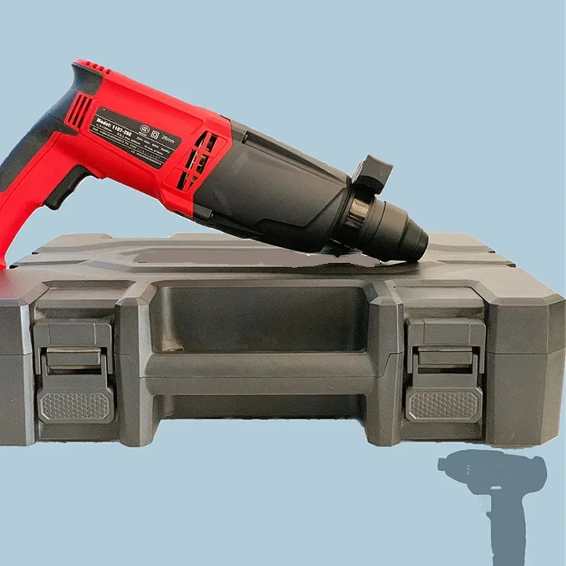 Martello elettrico leggero Regolazione della velocità da 26 mm Trapano a percussione multifunzione Trapano piatto Utensili elettrici positivi e negativi