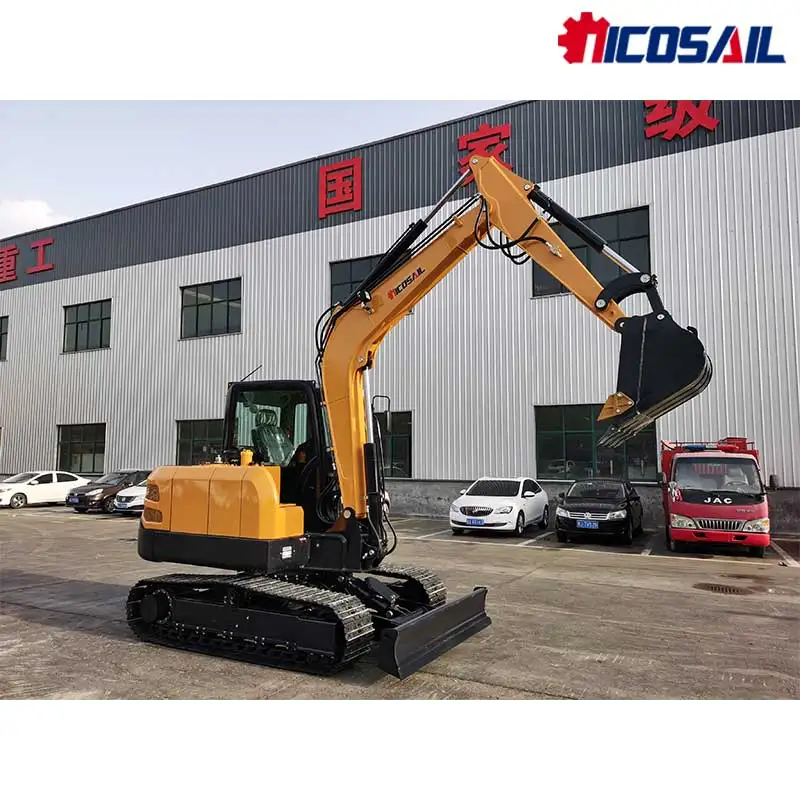 Industrieller Hochleistungs-Mini-Raupenbagger – hohe Qualität, EPA-konform für Baustellen und landwirtschaftliche Feldprojekte