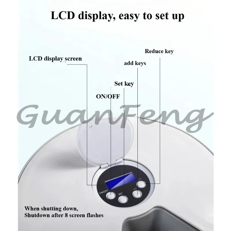 Timed feeding device Pet intelligent automatic timed feeding device