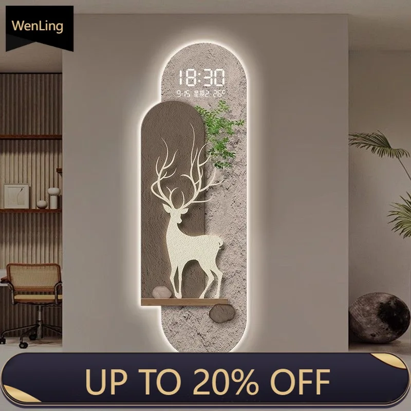 Designer Minimalist Wall Clock Living Room Luxury Luminous Interior Silent Modern Wall Clock Xenomorph Reloj De Pared Home Decor