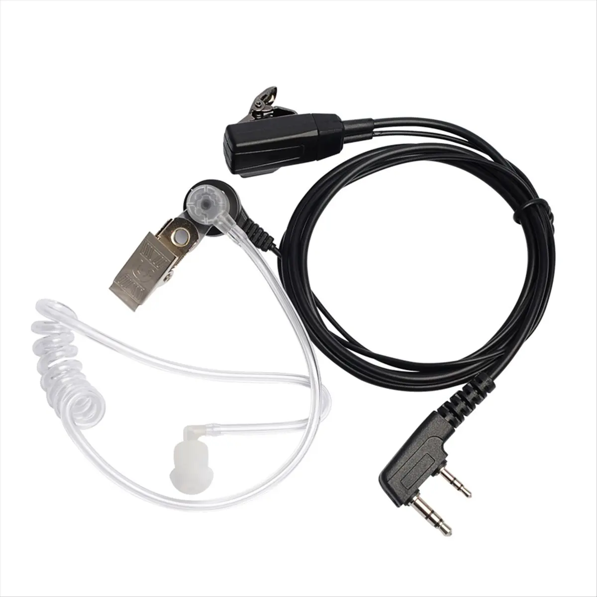 L63A Air Duct Earphones Headsets with Transparent Ducts Universal Earphones 10pcs