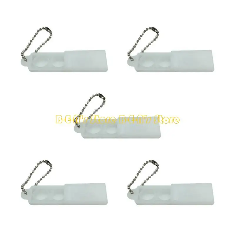 Y1AD Portable Battery Carrying Case For Hearing Aids Cochlear Devices Double Storage Compact PP Material Dustproof Design