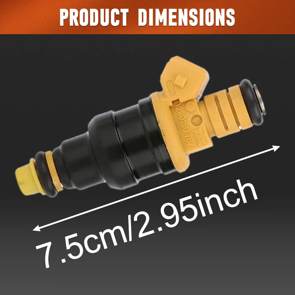 Inyector de combustible de metal y ABS para piezas de automóvil Peugeot 405 1.9L 1989-1991 0280150762   FDB316 GTM3016