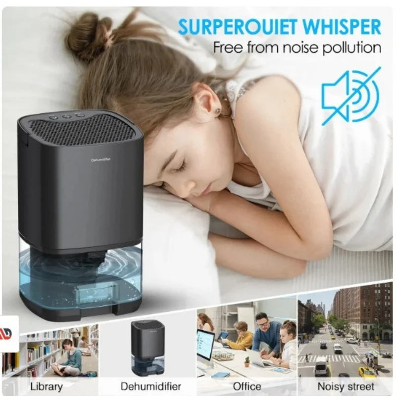 Smart Home Dehumidifier EU/US Plug Portable Mute Moisture Absorbers Air Dryer for Home Room Office Kitchen Deodorizer Dryer