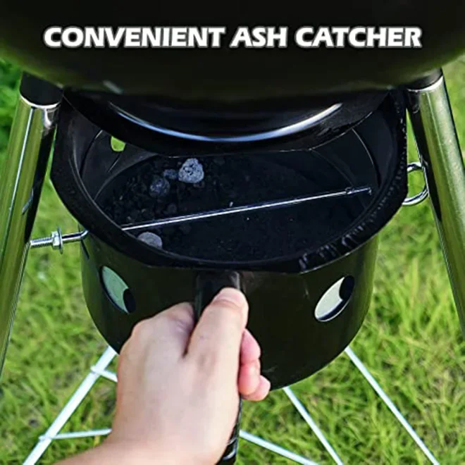 Dropshiping 18.5 Inch Charcoal Grill BBQ Kettle Portable  Barbecue s Outdoor Cooking Smokers for Camping Patio