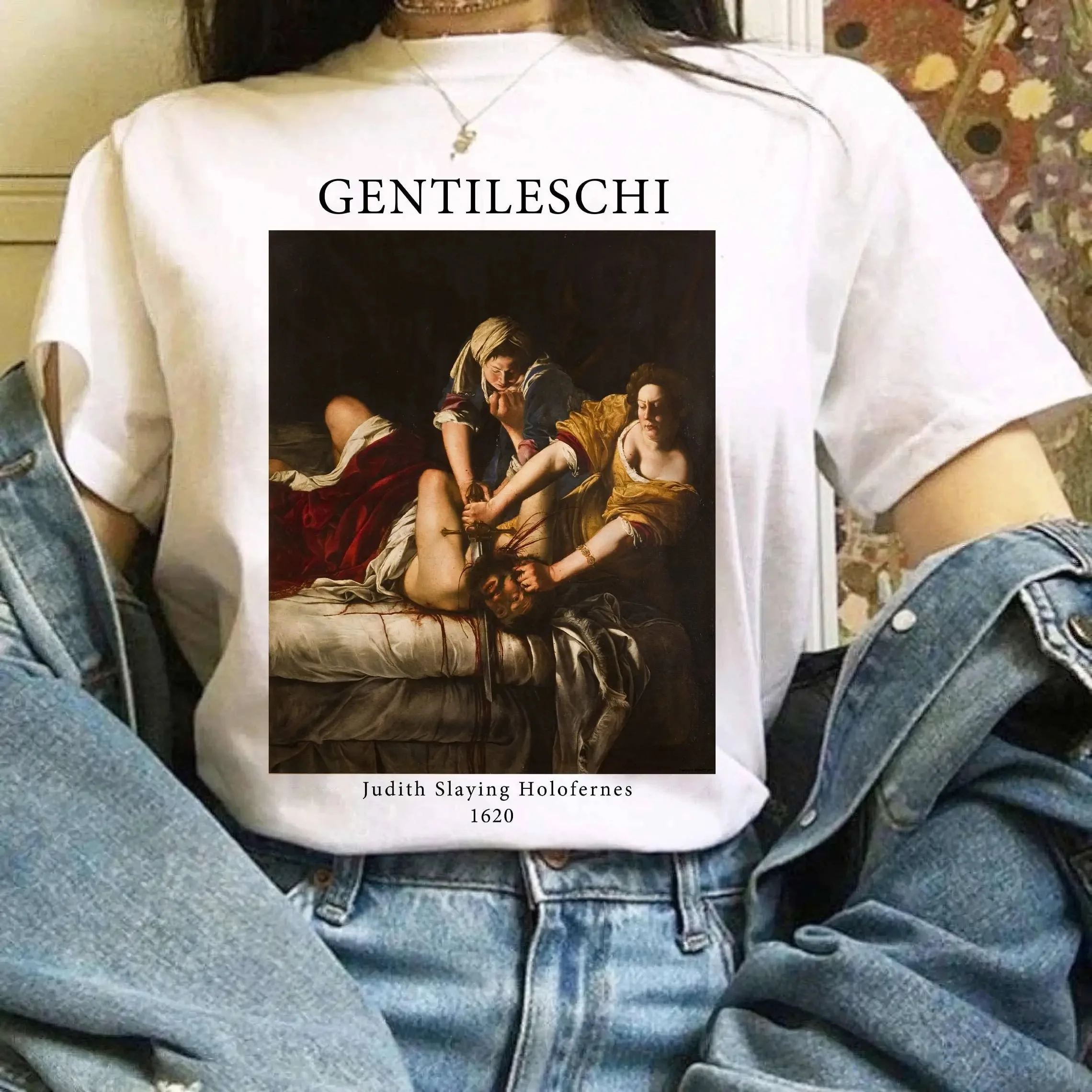 Judith Slaying Holofernes T Shirt Beheading Artemisia Gentileschi Historical Renaissance Femme Fatale