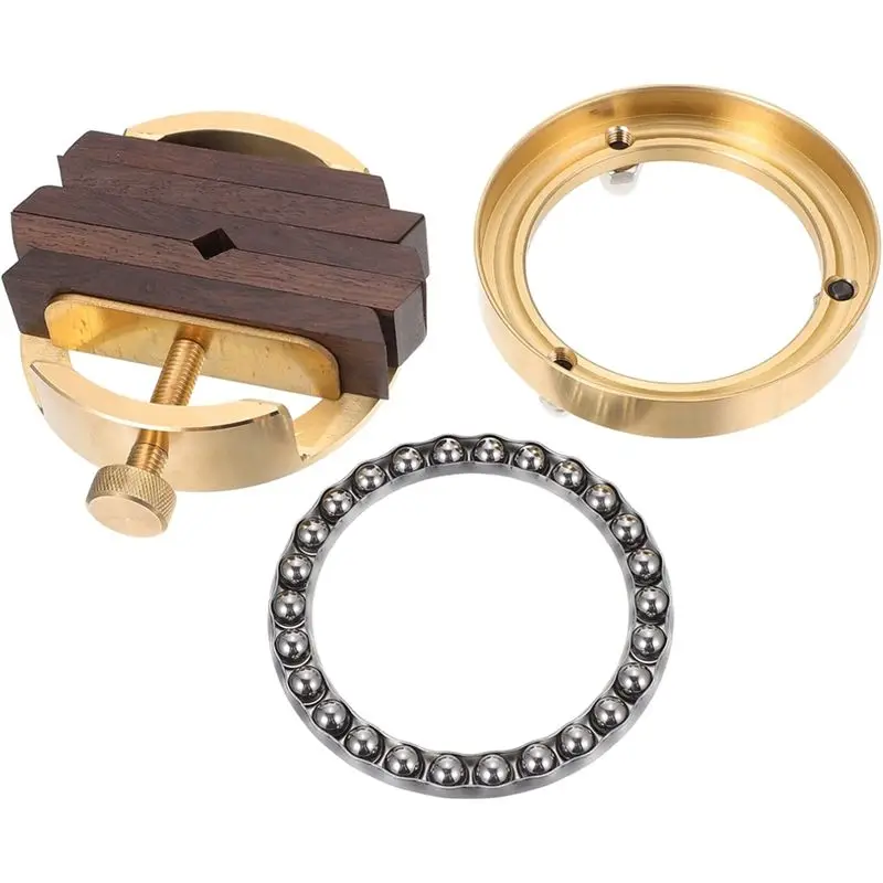 ABKJ-360° Rotating Brass Engraving Bed Seal Engraving Device Carving Accessory For Hobbyists And Learners