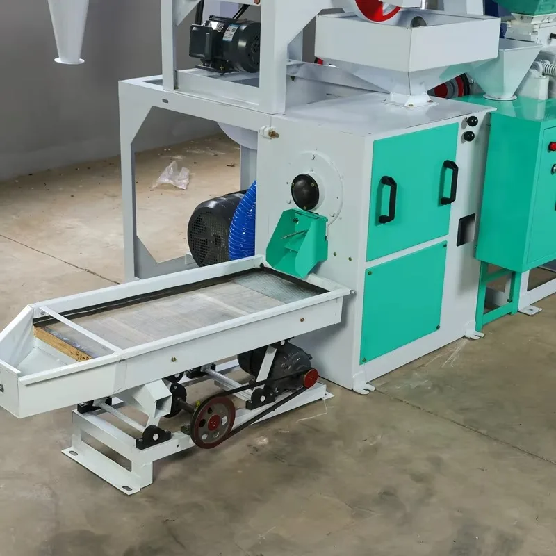 Customize Small Complete Rice Milling Machine Set, 750-900 kg Per Hour Paddy Dehusking Rice Milling and Bran Crushing Production