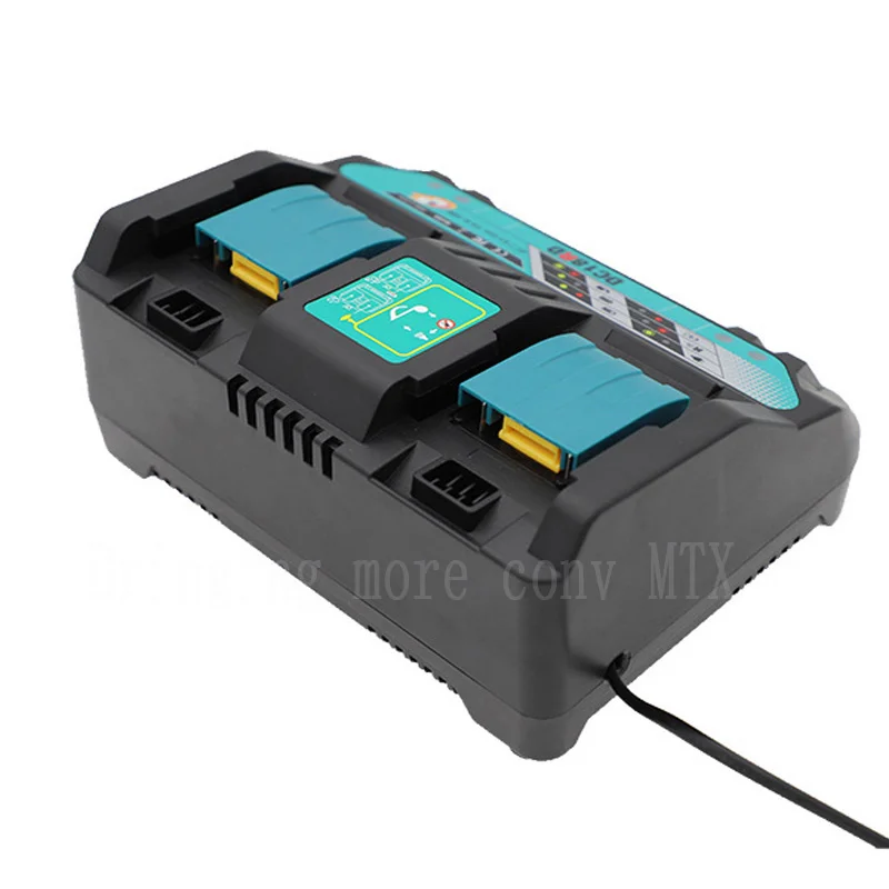 Double Port Li-ion Battery Charger 4A Charging Current for Makita 14.4V 18V BL1815 BL1830 BL1840 BL1850 Bl1430 DC18RC DC18RA