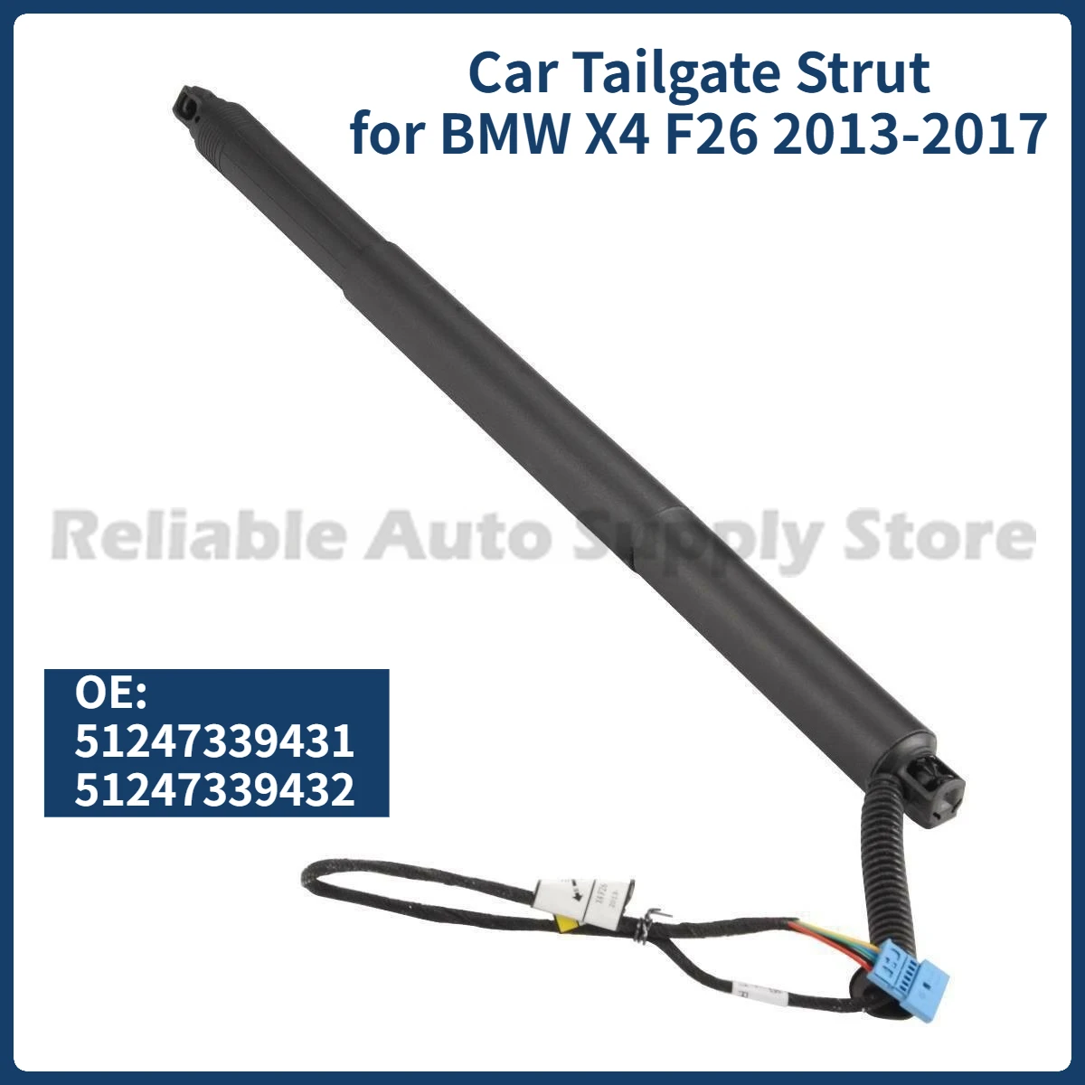 

1 Pair of Car Tailgate Strut 51247339431 51247339432 Car Electric Tailgate Lift Support Bar for BMW X4 F26 2013-2017