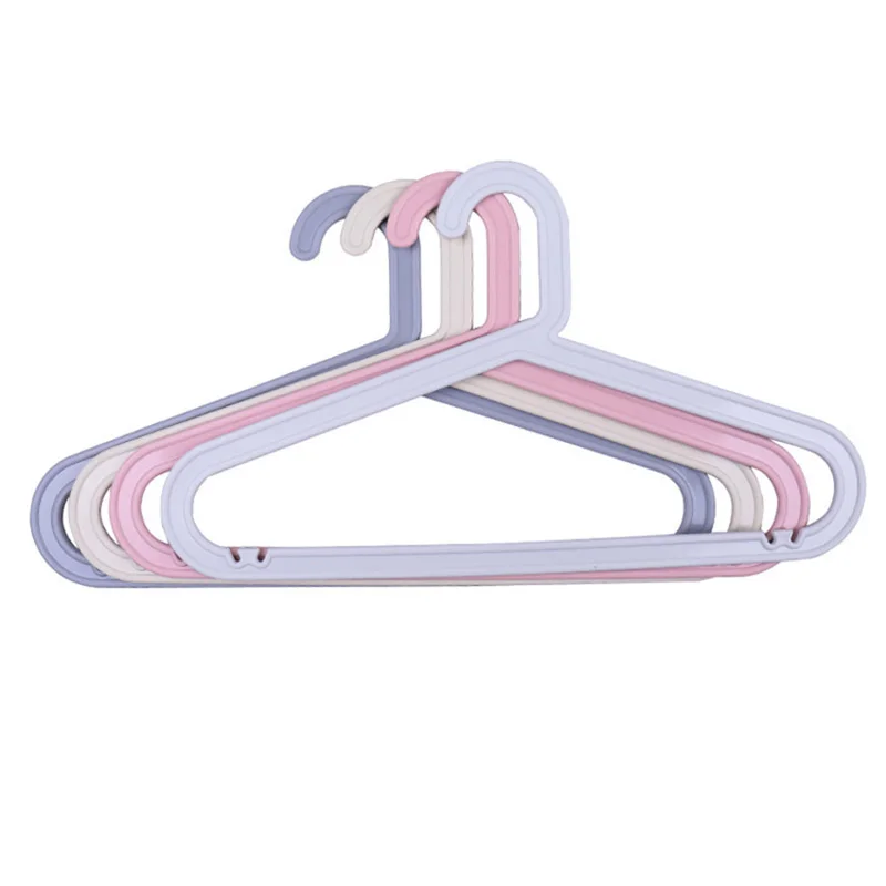 5/10 PCS Adult Clothes Hanger Racks Adjustable Plastic Display Hangers Hook Windproof Non-slip Coats Hanger Clothing Organizer