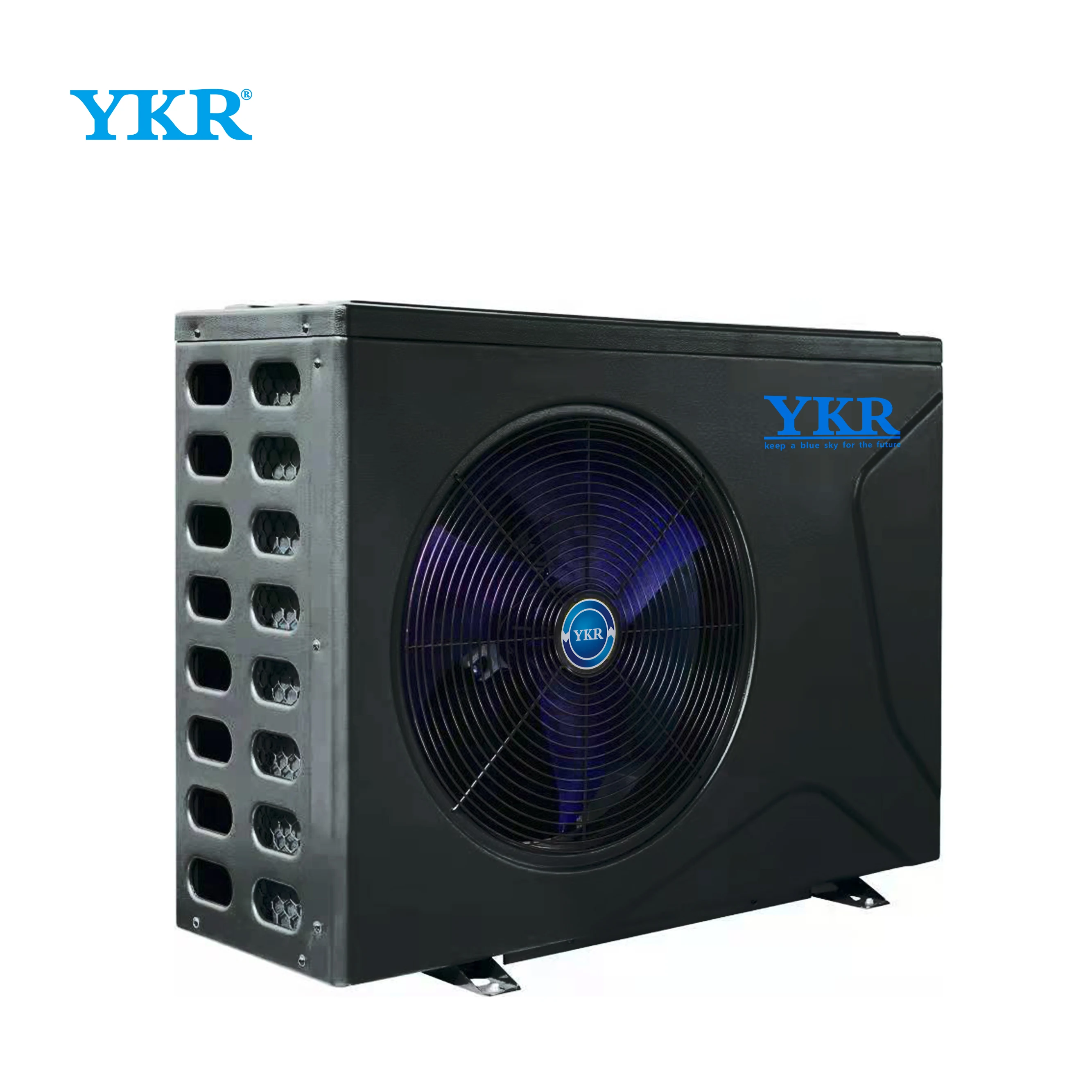 YKR heatpump factory direct sales mini pool heater can be customized pool heat pump heater pool