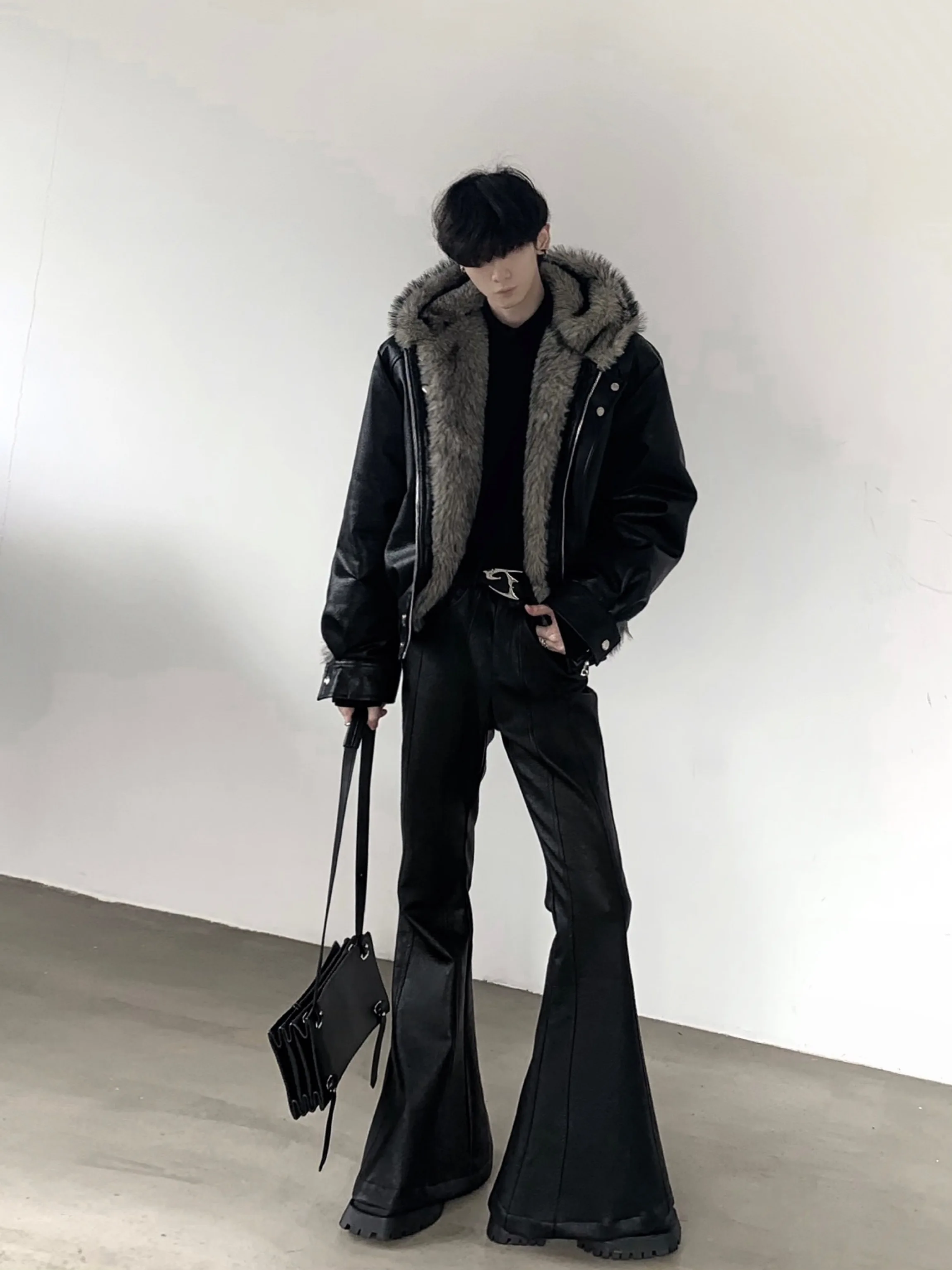 Thickened Fall Mountain Wind 30 Wolf King  Mountain Eagle Full Body Fur Collar Heavyweight American Style Fake  Fur ...