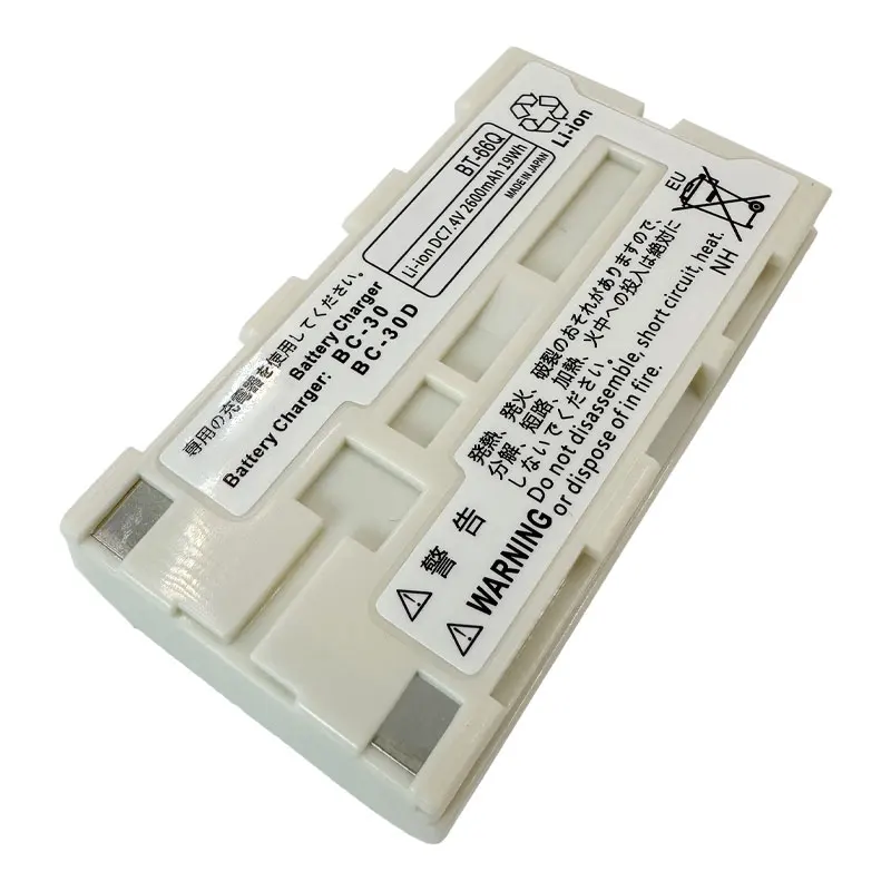 NEW BT-66Q Battery For Top Total Stations FC-200 GPT-7500 Series For RC-3 GMS-2 GPS Survey 7.4V 2600mAh