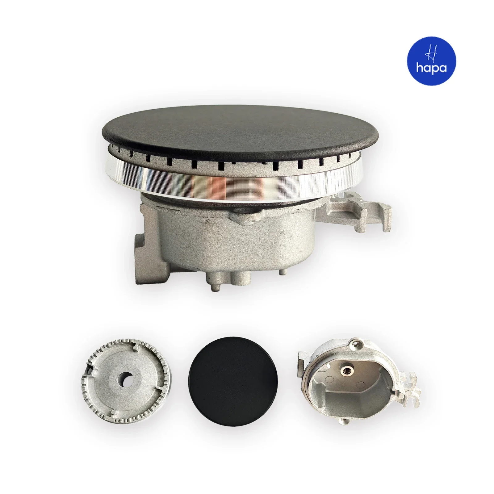 

1Set,10*5.3cm Universal Oven/Gas Hob stove head Set(flat fire cover/Burner/ Bottom cup) fits most gas stove burners