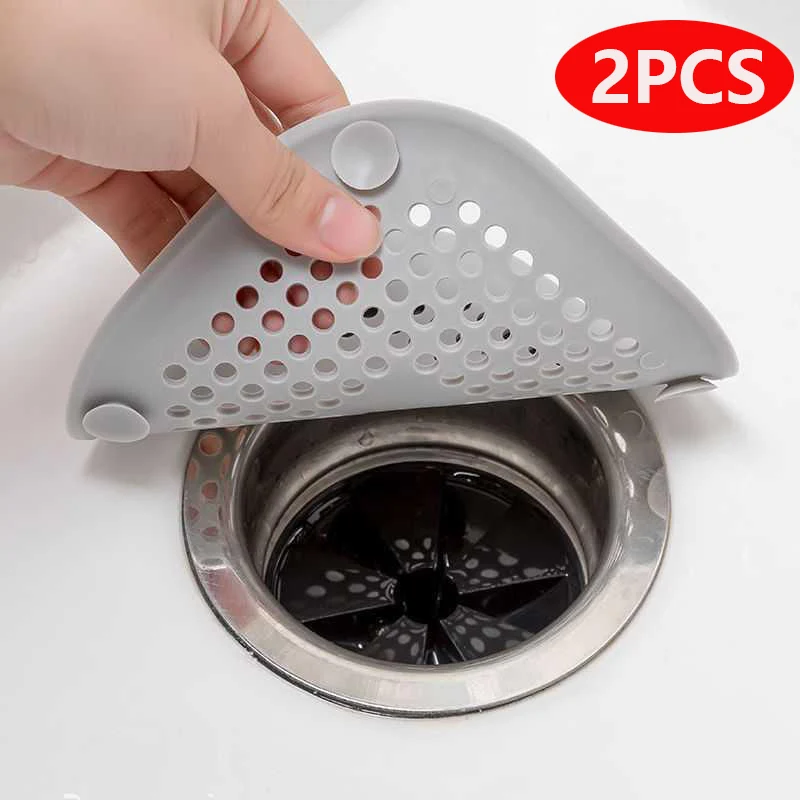 

2/1 шт. квадратная силиконовая наклейка для слива пола, ванная комната, канализационный фильтр для волос, сливная крышка, домашний сливной коврик для ванной комнаты