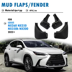 For Leuxs NX NX200 NX260 NX350h NX250  Mudguard Fender Mud Flap Guards Splash Mudflaps Car Accessories 4pcs 2022 2023 2024 2025+