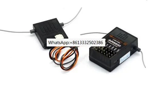 3pcs Spektrum AR6200 2.4GHz 6CH Receiver Support DSM2 DSMX W/ Extended Satellite for JR Spektrum DX7s DX8 DX9 Dx18