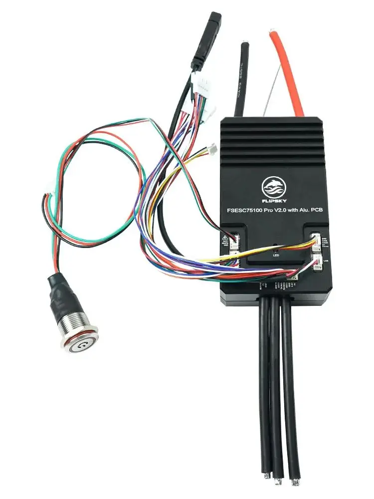 AliExpress NONE Flipsky 75100 Pro V2.0 100A  ESC Based On VESC Speed Controller For E-Skateboard Scooter Ebike With Aluminum PCB BLDC FOC