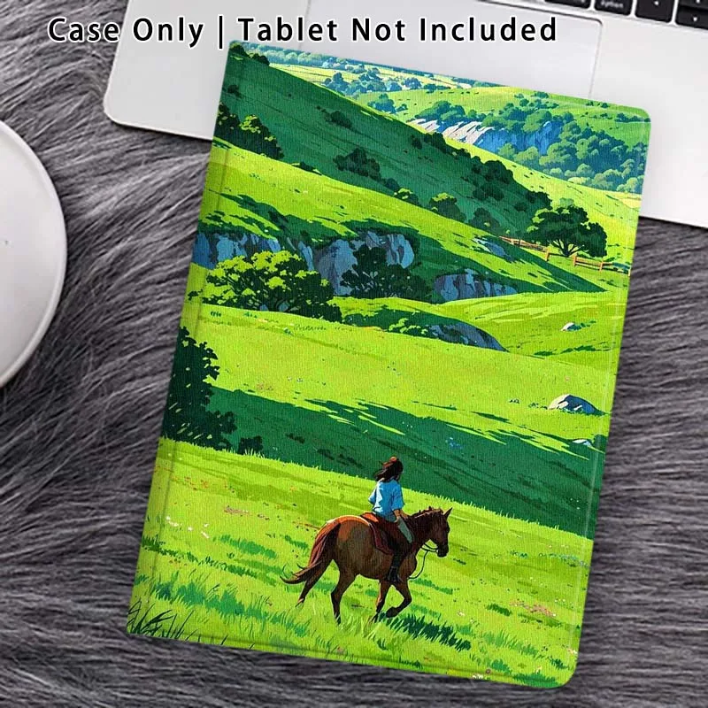Grassland Horse For Lenovo Xiaoxin Pad Pro Tab M10 K10 Plus 3rd Y700 Gen 11 11.2 11.5 12.7 8.8 Inch Tablet Case