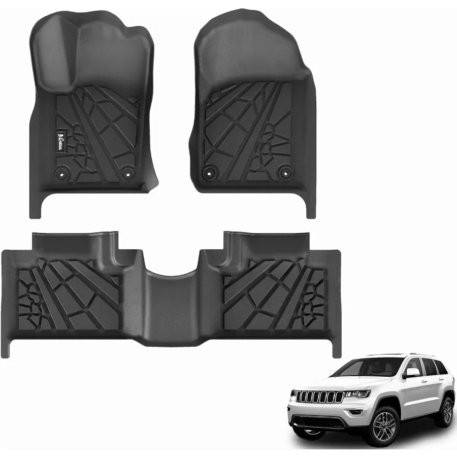 

Floor Mats Fit for Dodge Durango 20162025 and Jeep Grand Cherokee 20162022 WK2 Not Compatible with 2022 WL TPE Rubber Car Floor