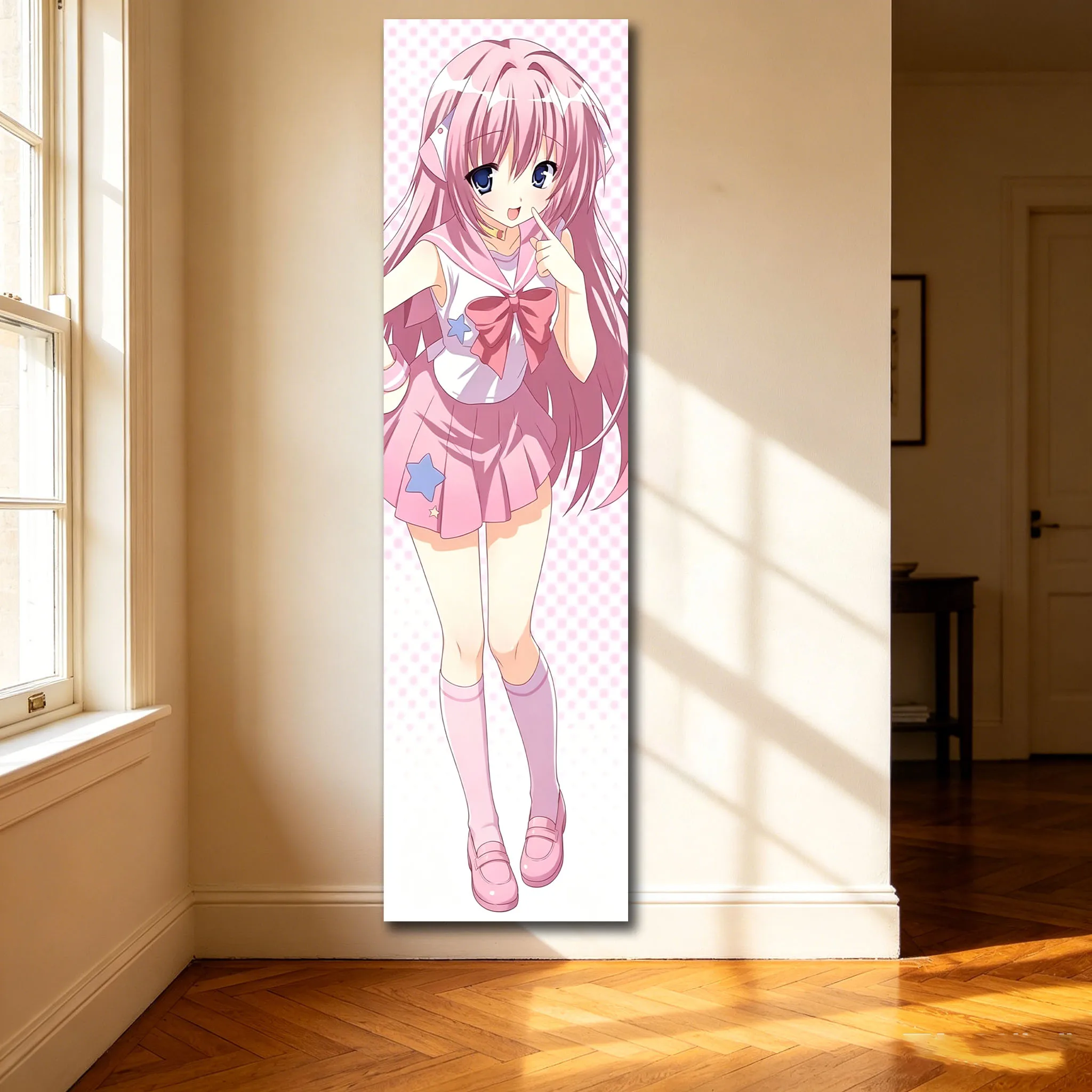 R-Rita-CChan Anime Tapestry N-Ninja Training Z S-Sakura Chapter Girl Large Long Tapestry Suitable For Bedroom Dorm Wall Decor