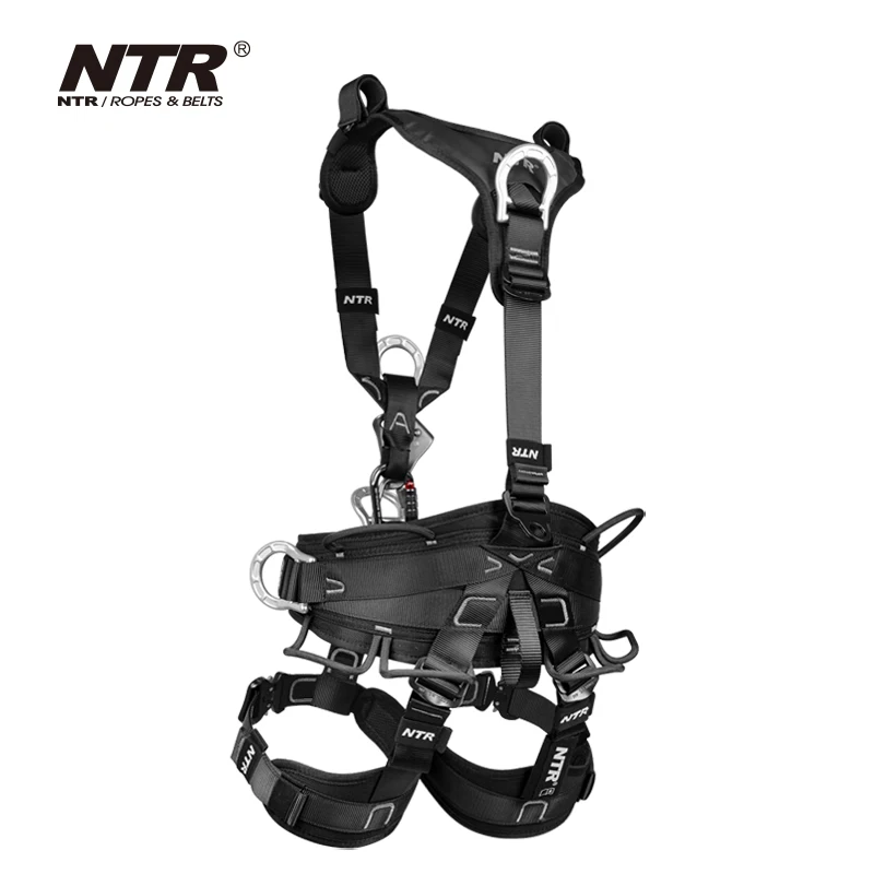 NTR/Artist Five-Point Full Body Safety Harness Industrial Seat Belt With Excluded Chest Ascender For Safety Devices - Image 2