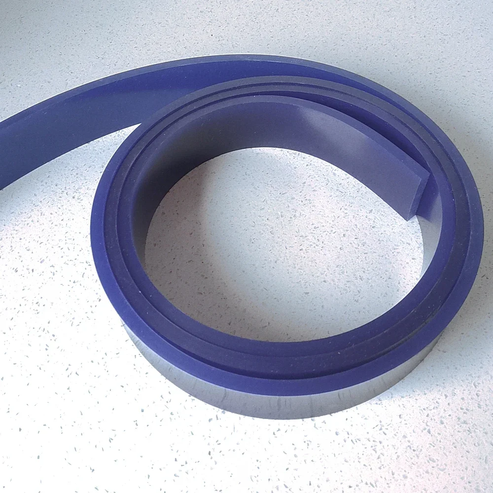 Screen Printing Scraper Water-based Oliness Ink Rubber Strip 25 *5  Flat and Sharp Mouth for Press Machine
