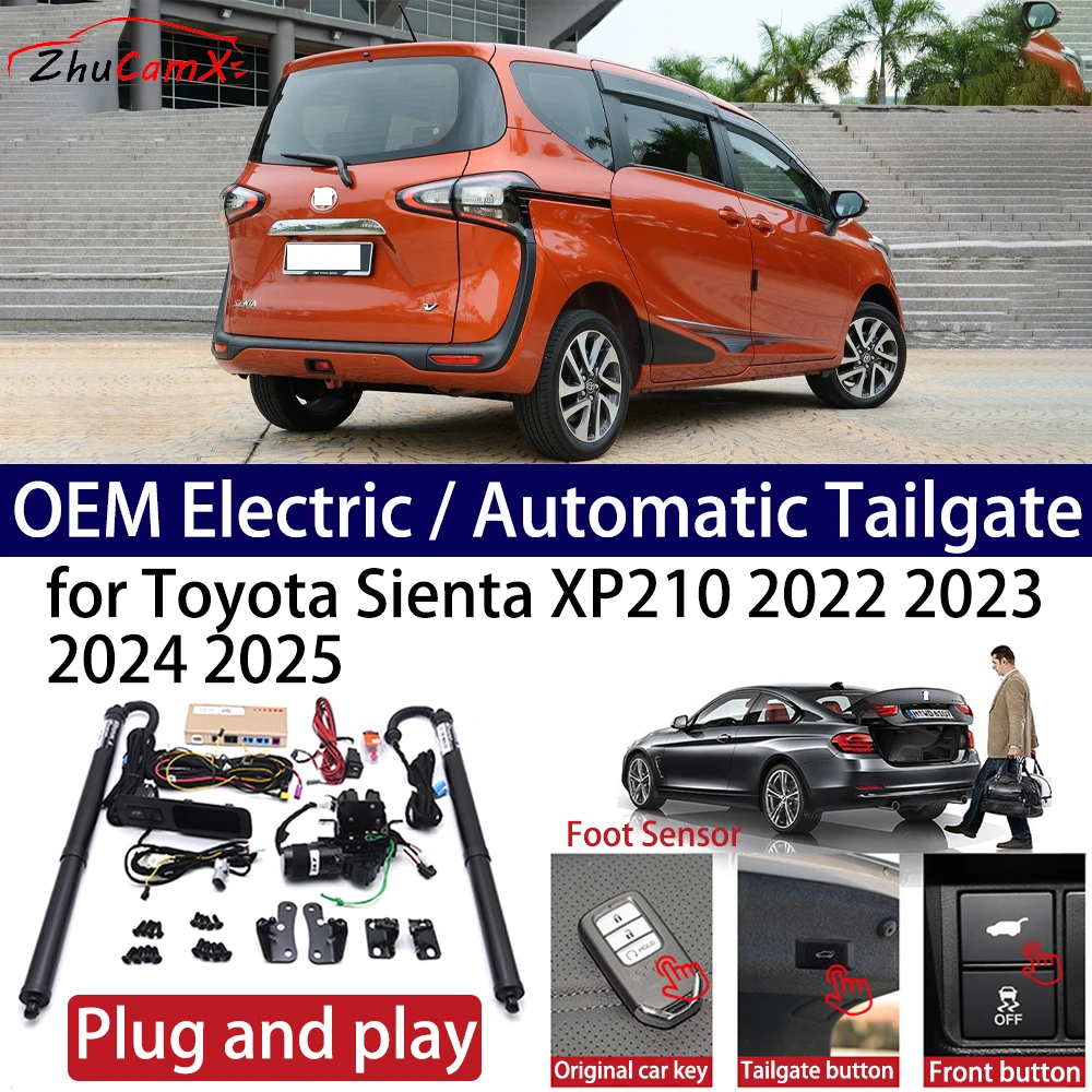 

ZhuCamX for Toyota Sienta XP210 2022-2025 Car OEM Power Electric Automatic One-Click Smart Liftgate Tail Gate Support Opener