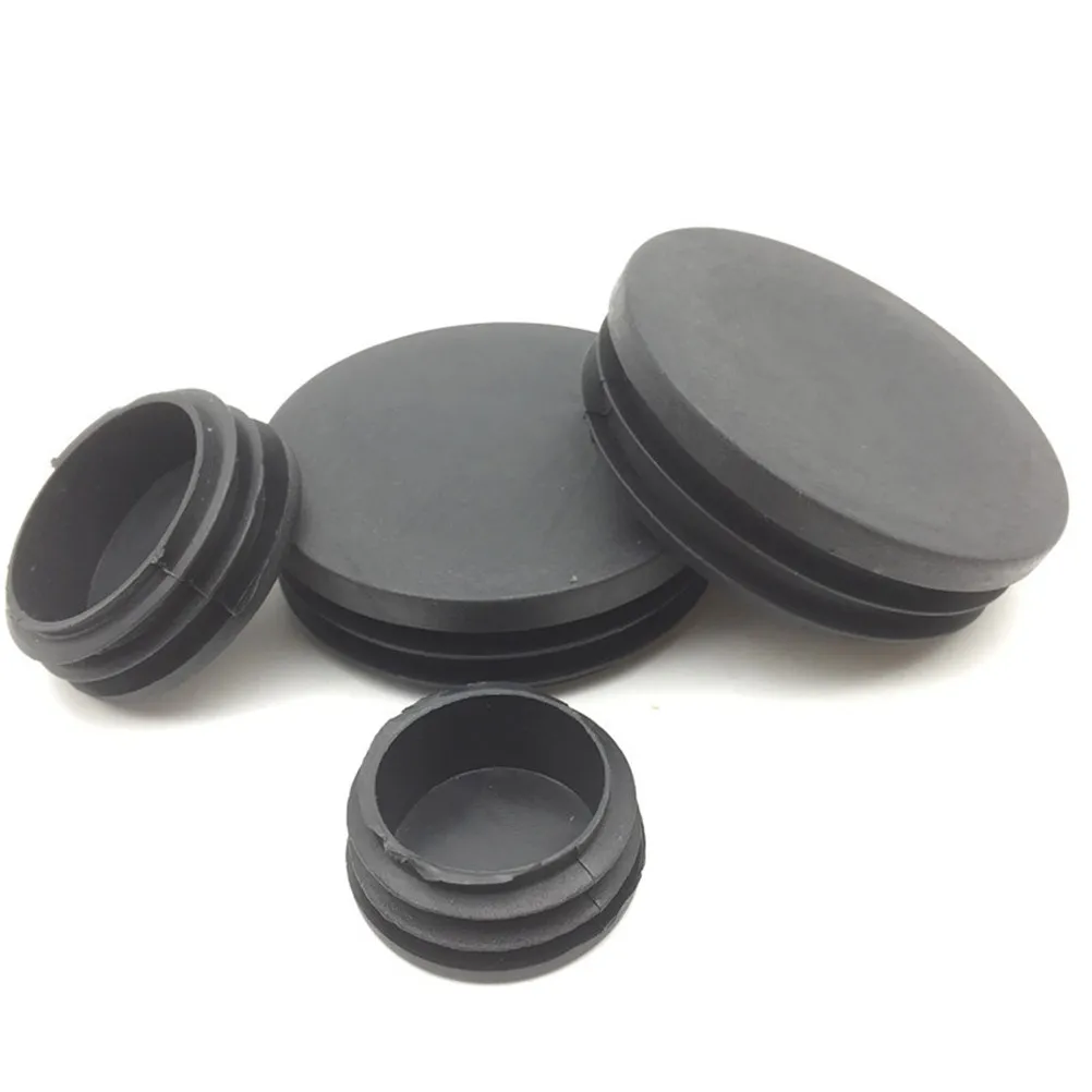10pcs 60Mm Plastic Tube End Caps Round Inner Plugs For Furniture Protection Durable Floor Scratching Prevention Stopper Hardware - view 2